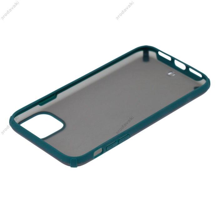 Чохол для iPhone 11 Pro Max Ambre glass "салатовий"