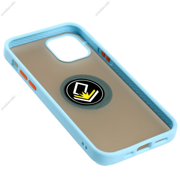 Чохол для iPhone 11 Pro Max Carbon Gradient Hologram рожевий