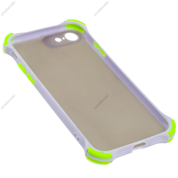 Чохол для iPhone 11 Pro Max Design Mramor Glossy рожево-бірюзовий