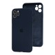 Чохол для iPhone 11 Pro Max Silicone Slim Full camera темно-синій