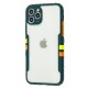 Чохол для iPhone 11 Pro Max Armor clear зелений