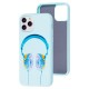 Чохол для iPhone 11 Pro Max Art case блакитний