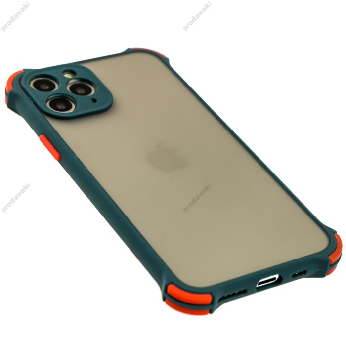 Чохол для iPhone 11 Pro Max Glass Premium марсала