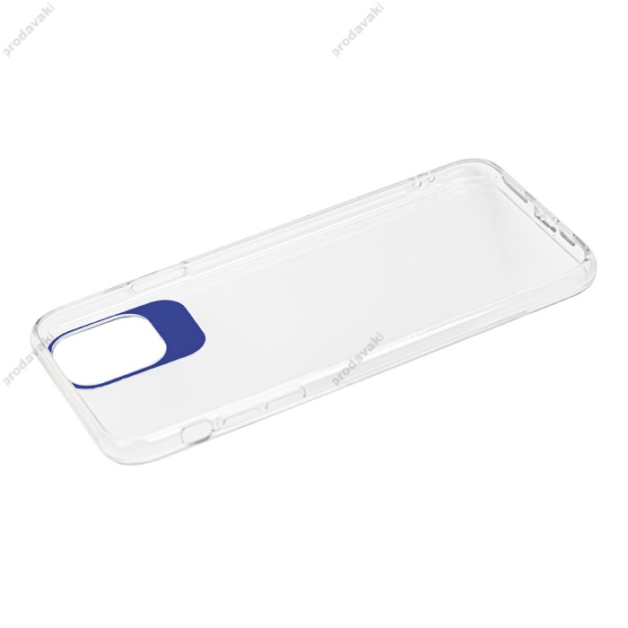 Чохол для iPhone 11 Pro Max Epic clear прозрачный/синий
