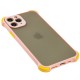 Чохол для iPhone 11 Pro Max glass LV персиковий