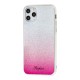 Чохол для iPhone 11 Pro Max Ambre Fashion сріблястий / малиновий