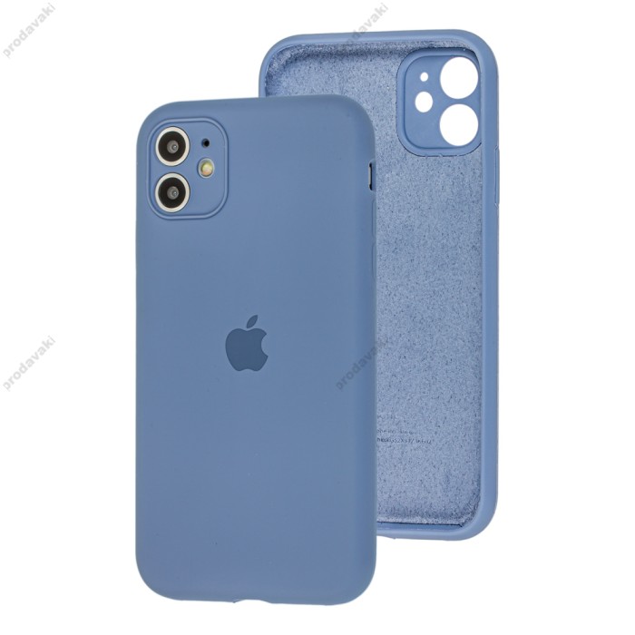 Чохол для iPhone 11 Pro Max Silicone Slim Full camera lavender gray