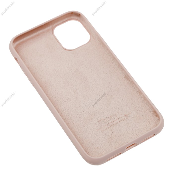 Чохол для iPhone 11 Pro Max Silicone Full pink sand
