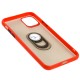 Чохол для iPhone 11 Pro Max Ambre glass "чорно-бузковий"