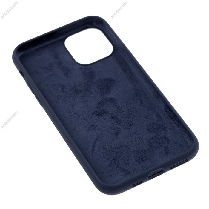 Чохол для iPhone 11 Pro Max Silicone Full midnight blue