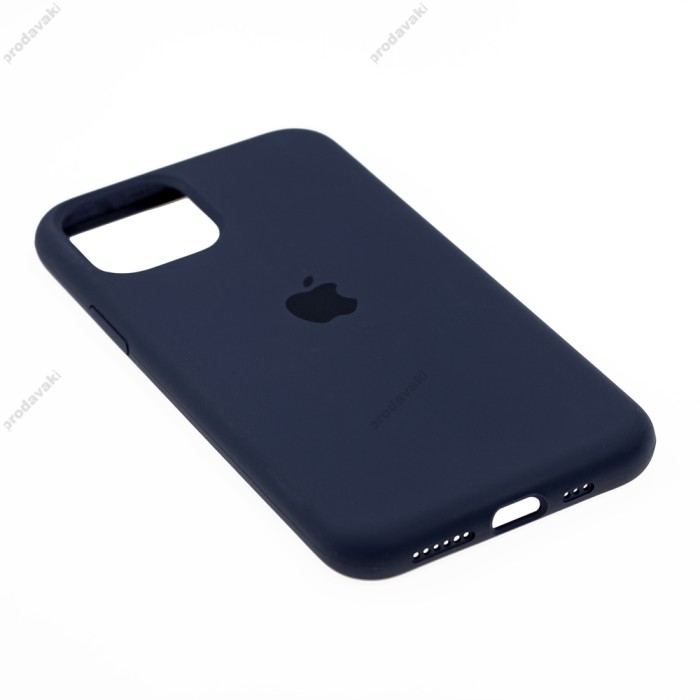 Чохол для iPhone 11 Pro Max Silicone Full midnight blue