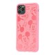 Чохол для iPhone 11 Pro Max Mickey Mouse leather рожевий