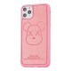 Чохол для iPhone 11 Pro Max Kaws leather рожевий