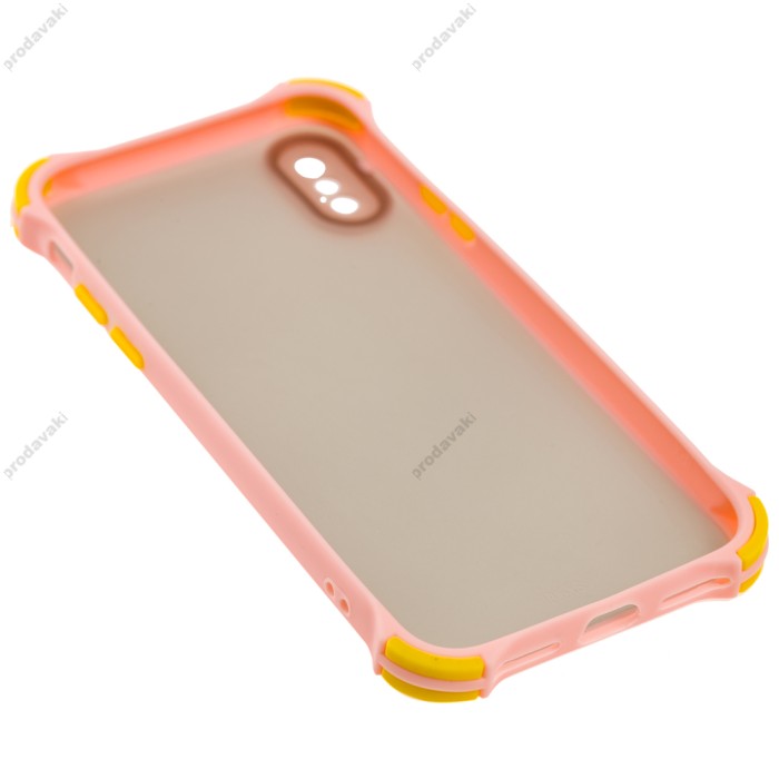Чохол для iPhone 11 Pro Max Design Mramor Glossy рожевий