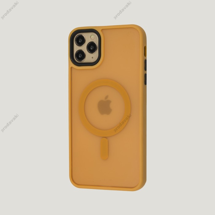 Чохол для iPhone 11 Pro Max Cosmic Magnetic MagSafe orange