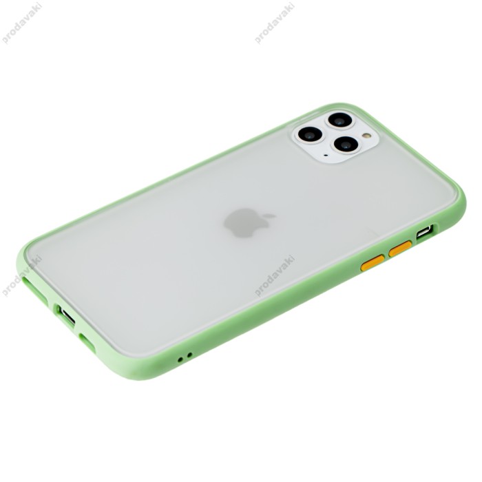 Чохол для iPhone 11 Pro Max Design Mramor Glossy молочний