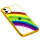 Чохол для iPhone 11 Pro Ambre glass "салатовий"