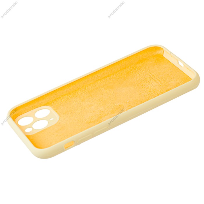 Чохол для iPhone 11 Pro Silicone Slim Full camera mellow yellow