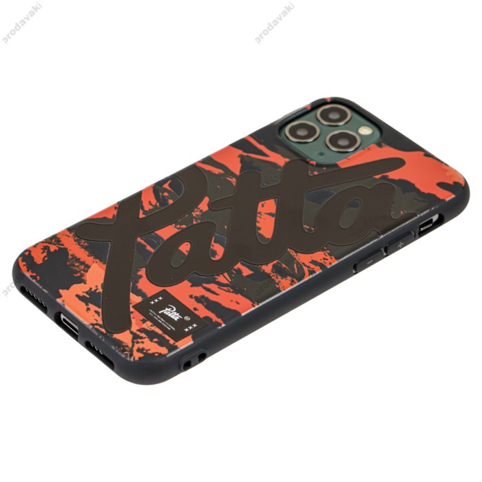 Чохол для iPhone 11 Pro Smoothy print чорно-червоний