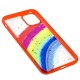 Чохол для iPhone 11 Pro Ambre Fashion сріблястий / малиновий
