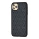 Чохол для iPhone 11 Pro Silicone Weaving чорний