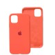 Чохол для iPhone 11 Silicone Full оранжевий / pink citrus