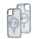 Чохол для iPhone 11 Metal Bezel MagSafe сірий