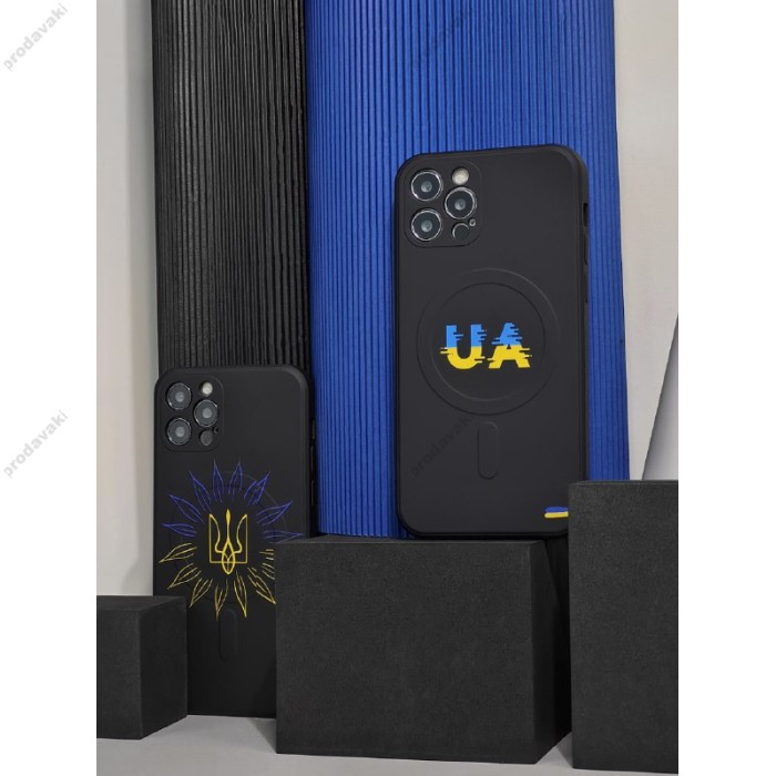 Чохол для iPhone 11 WAVE Ukraine with MagSafe spikelet heart