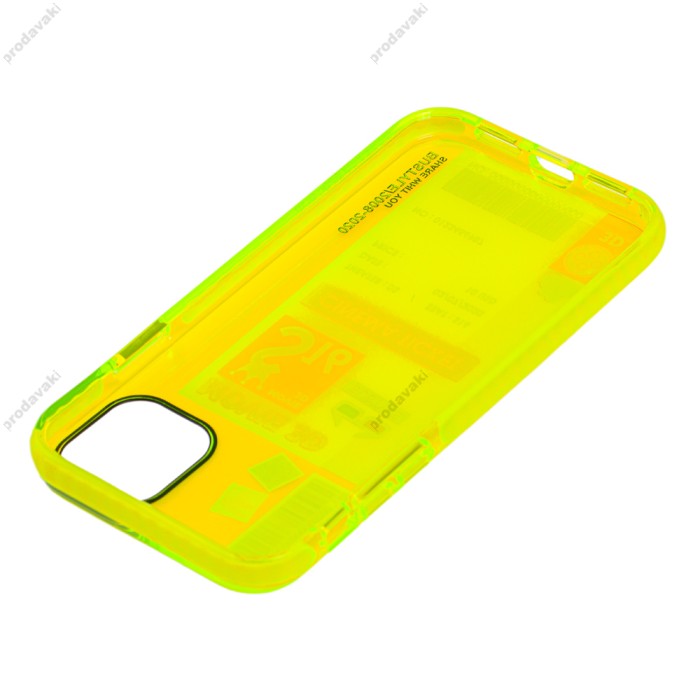 Чохол для iPhone 11 Gradient Laser жовтий