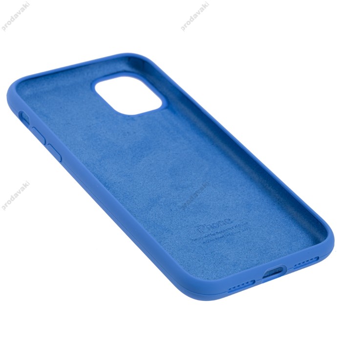 Чохол для iPhone 11 Silicone Full синій / royal blue