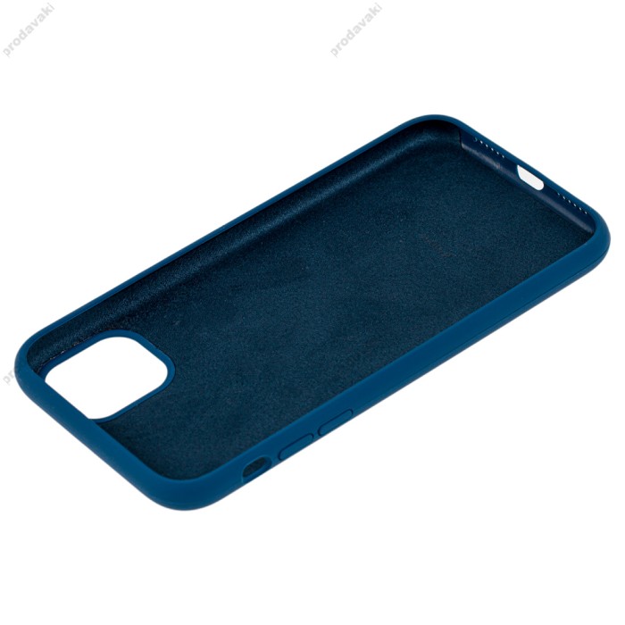 Чохол для iPhone 11 Silicone Full blue cobalt