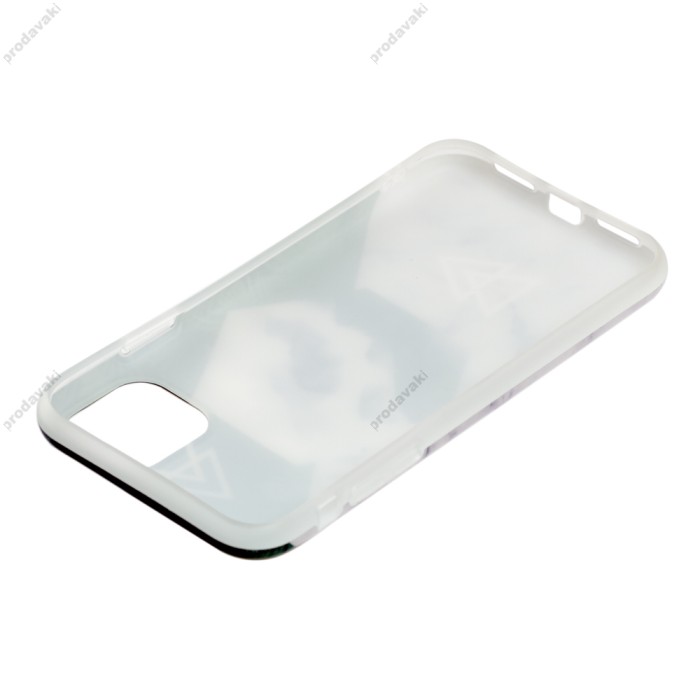 Чохол для iPhone 11 Design Mramor Benzo біло-зелений