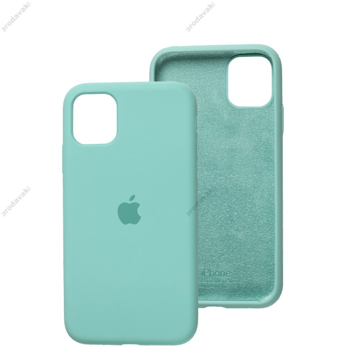 Чохол для iPhone 11 Silicone Full бірюзовий / beryl