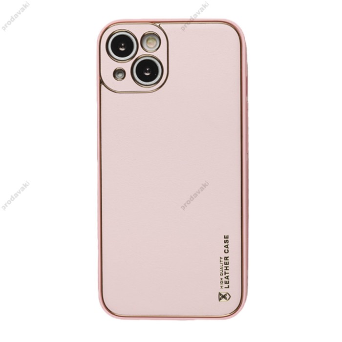 Чохол для iPhone 13 Leather Xshield pink