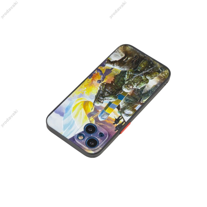 Чохол для iPhone 13 WAVE Ukraine Shadow Matte defenders of ukraine