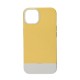 Чохол для iPhone 13 Bichromatic creamy-yellow/white