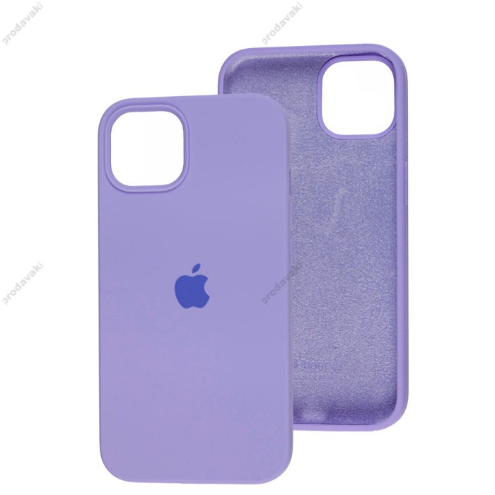 Чохол для iPhone 13 Silicone Full бузковий / dasheen
