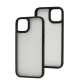 Чохол для iPhone 13 Shadow Matte Metal Buttons чорний