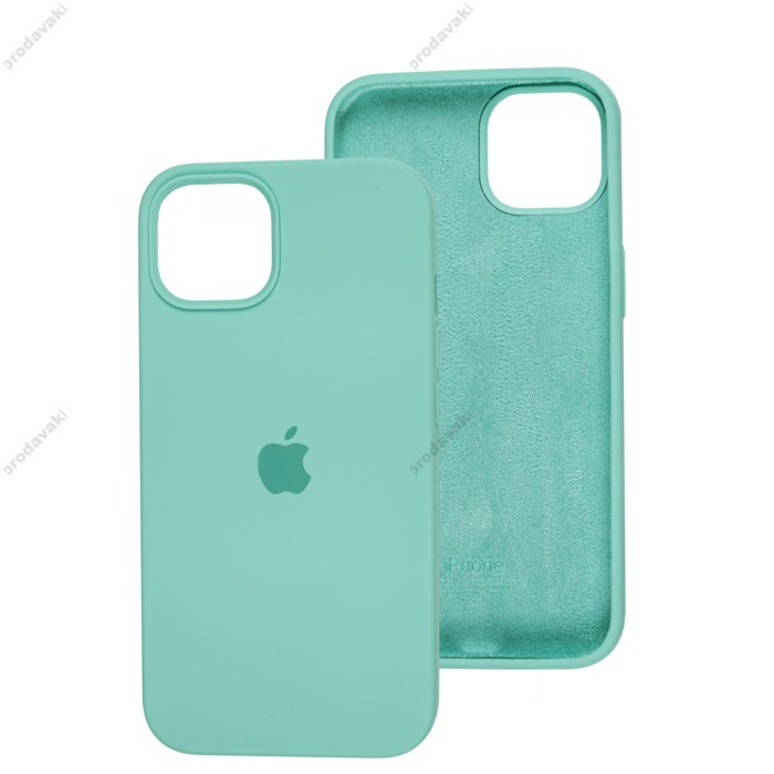 Чохол для iPhone 13 Silicone Full бірюзовий / beryl