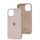 Чохол для iPhone 13 Square Full silicone chalk pink