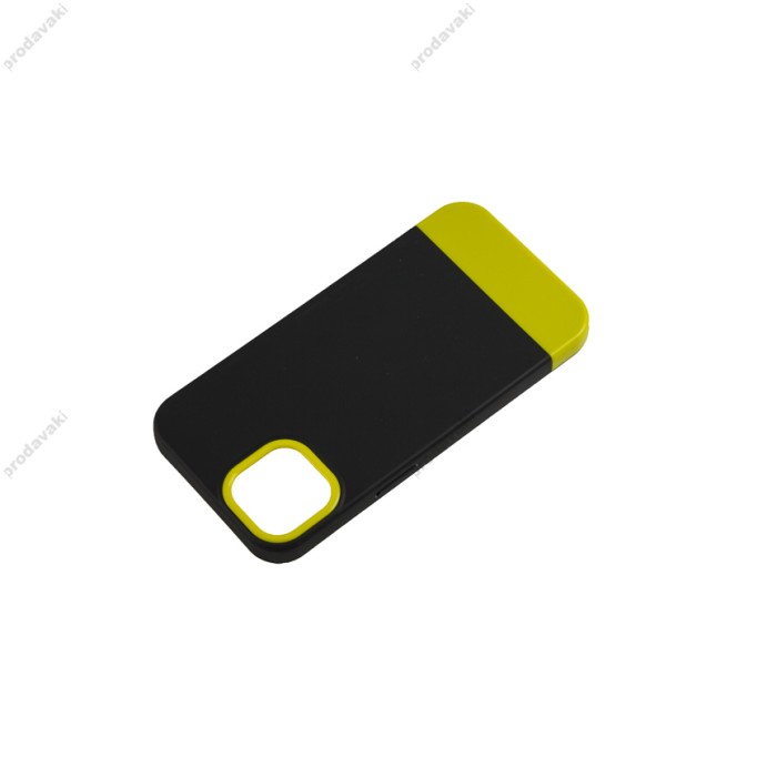 Чохол для iPhone 13 Bichromatic black / yellow