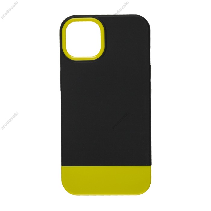 Чохол для iPhone 13 Bichromatic black / yellow