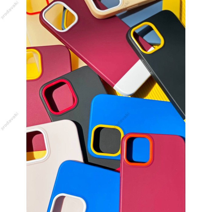 Чохол для iPhone 13 Bichromatic black / yellow