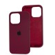 Чохол для iPhone 13 Pro Silicone Full бордовий / maroon