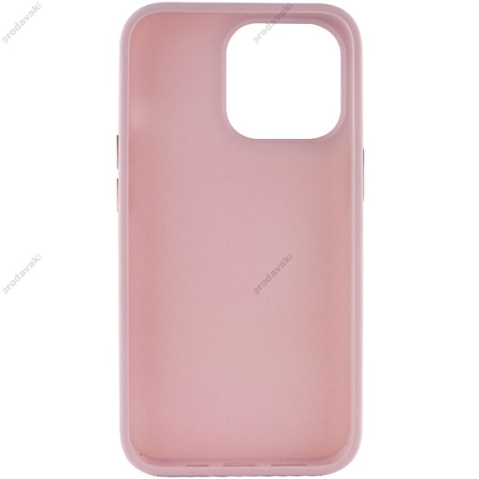 Чохол для iPhone 13 Pro Bonbon Metal style light pink
