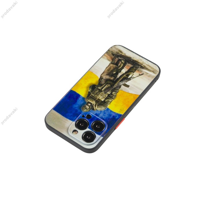 Чохол для iPhone 13 Pro WAVE Ukraine Shadow Matte protector of children