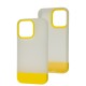 Чохол для iPhone 13 Pro Bichromatic matte/yellow