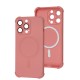 Чохол для iPhone 13 Pro WAVE Silk Touch WXD MagSafe peach