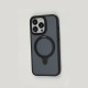 Чохол для iPhone 13 Pro Max Matt Guard MagSafe Ring чорний