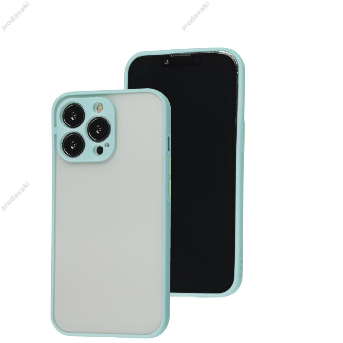 Чохол для iPhone 13 Pro Max LikGus Totu camera protect бірюзовий